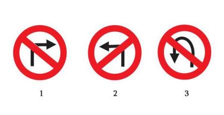 Which sign prohibits a U-turn?