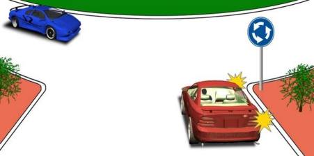 Which vehicle is entitled to priority traffic?