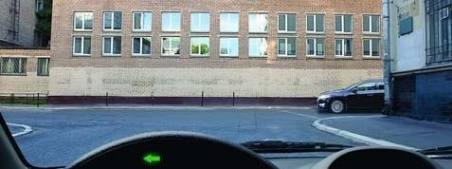 In this situation when making a left turn the driver has to
