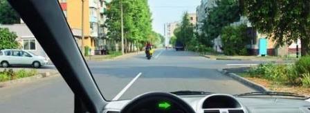 In this situation when making a right turn