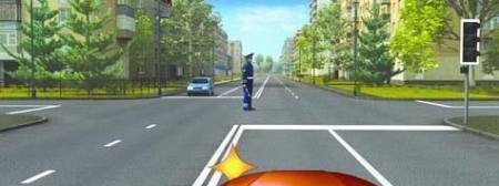 To make a left turn in this situation you are required to