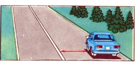 Stopping is prohibited if the distance between the solid line of the marking and the stopped vehicle is: