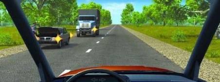 Do you have to give way to the truck?