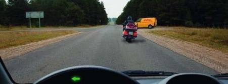 Is it allowed to overtake the motorcycle?