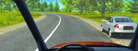 What can mean the driver's stretched hand in this situation?