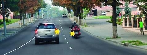 In this situation the road must be given way by