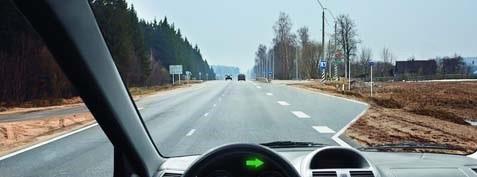When turning right onto a road adjoining from the right, it is necessary to