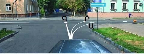 Along which trajectories is driving allowed?