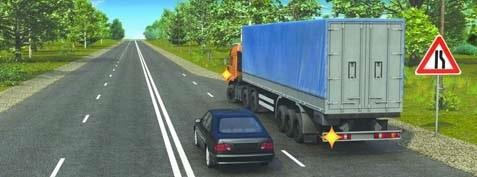 The road must be given way by