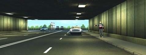 Approaching the passenger by reversing in this situation is