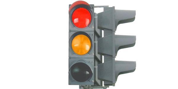 What does the combination of the yellow and red traffic light signals mean?