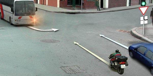 Which vehicle should give way?