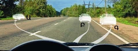 In which option is the driver who has stopped correctly shown?